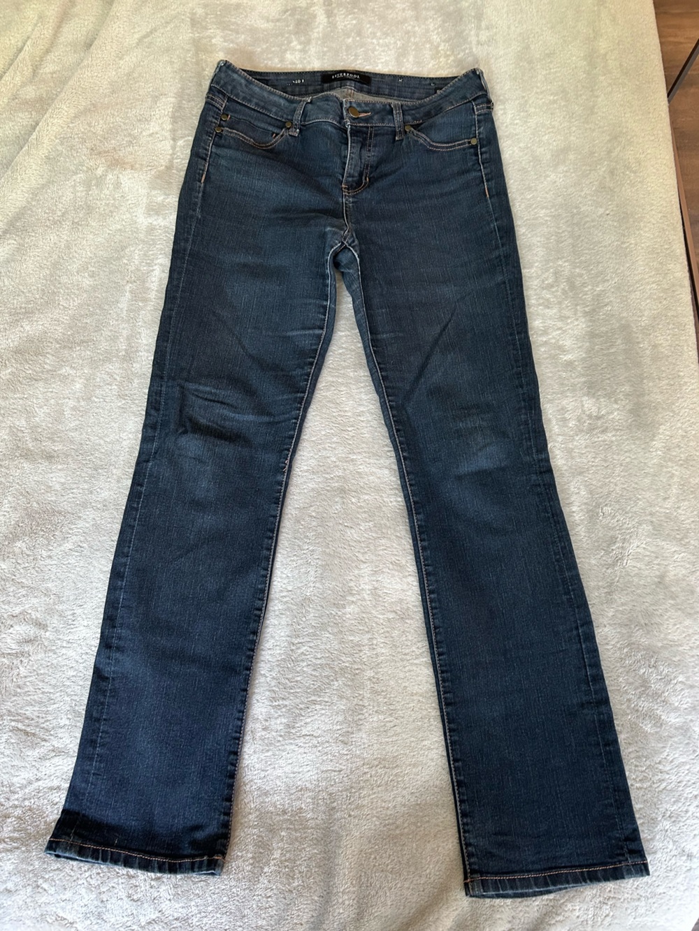Liverpool Jeans Company Dark Blue Straight-Leg Jeans